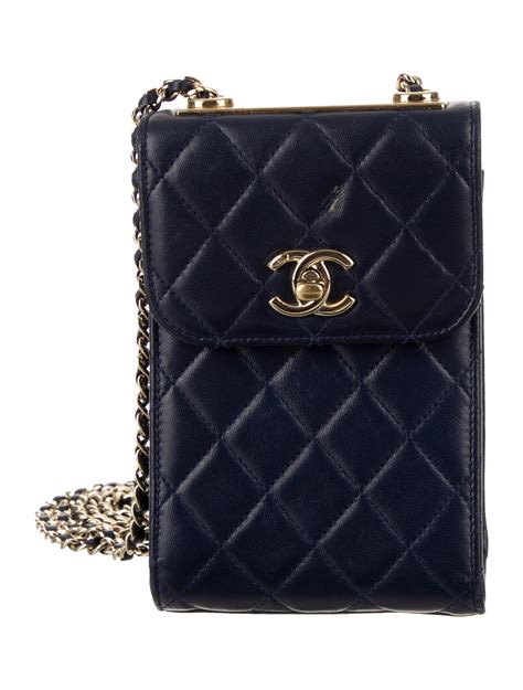 chanel style bag phone case|Chanel cell phone crossbody bag.